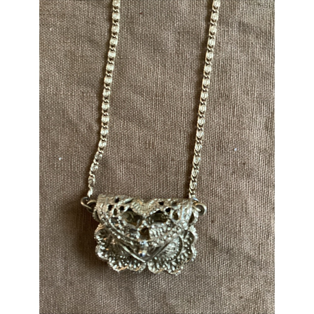 Vintage 1928 Brand Necklace Purse Pendant Gold Tone Fast Shipping - Picture 4 of 6